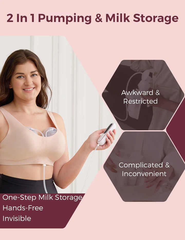 Milk Bag Combo Oppsamlingskopper for Momcozy V1 / V2, Medela Freestyle, Medela Swing Maxi, Spectra S1 Plus og Spectra S2 Plus