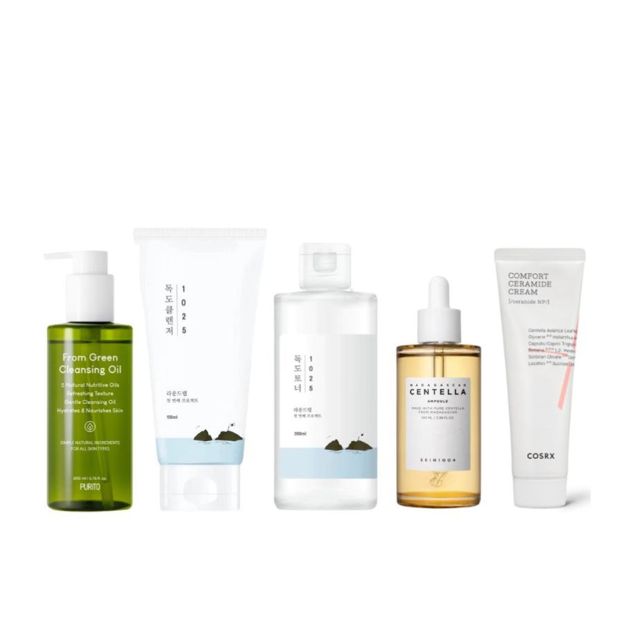 5-Stegs Hudpleiesett for Gravide