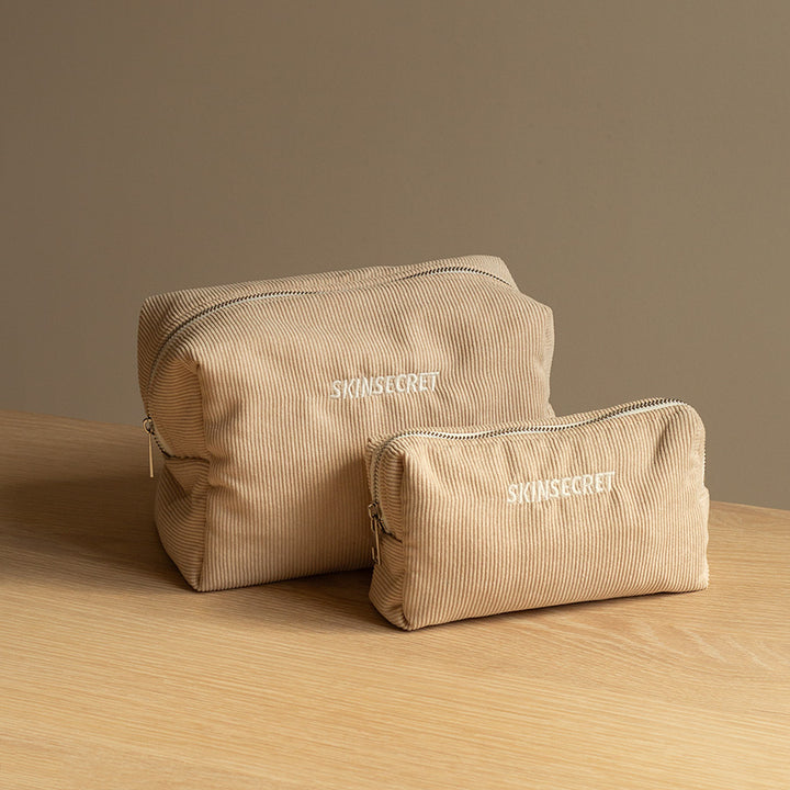 Toalettmappe Stor Kordfløyel