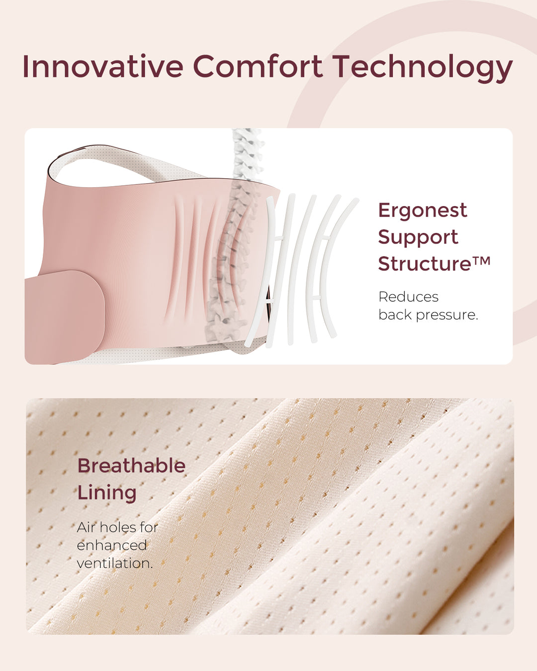 BumpEase Ergonest Magebånd for Gravide