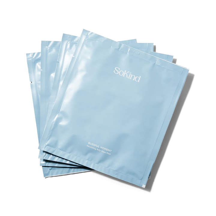 Blissful Moments Belly Sheet Mask - 4 stk.