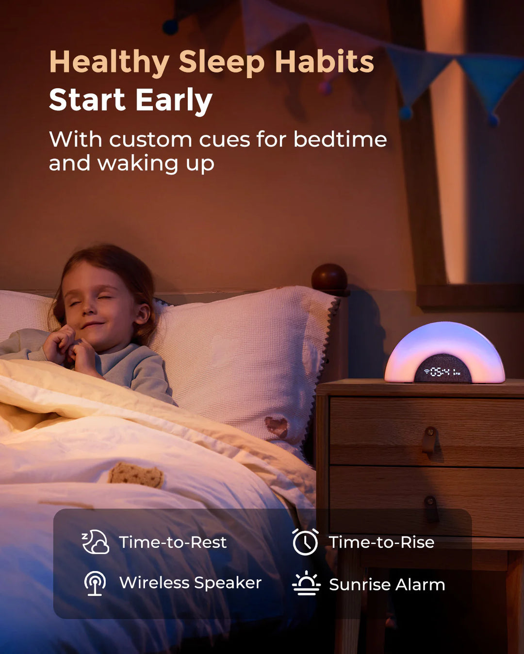 DreamSync Tech™ Smart Baby Sound Machine