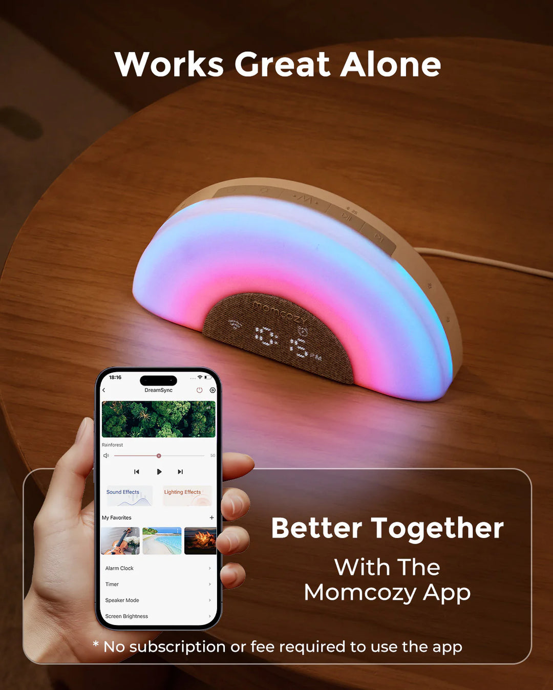 DreamSync Tech™ Smart Baby Sound Machine