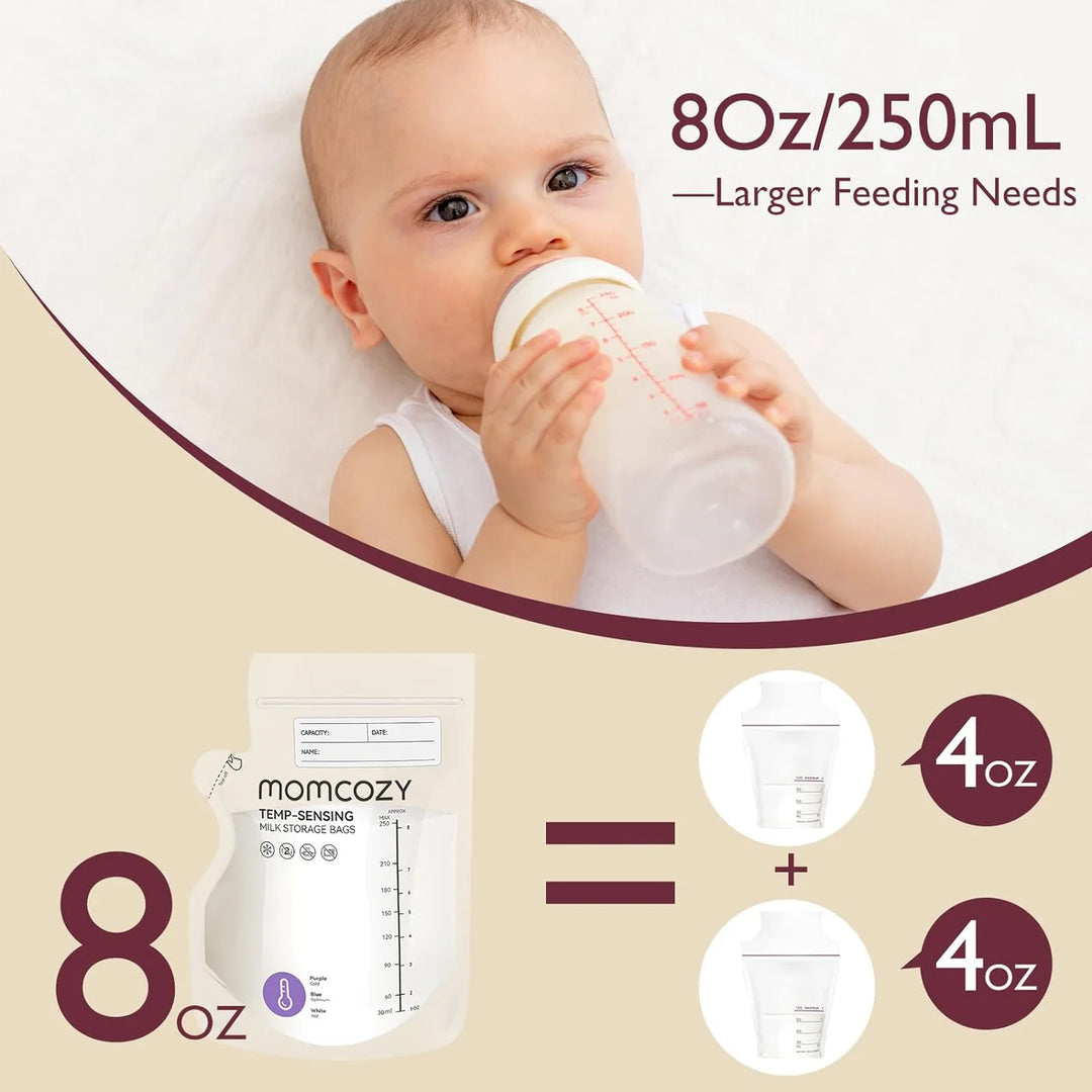 Oppbevaringsposer for Brystmelk med Tut - 120 stk - 250 ml