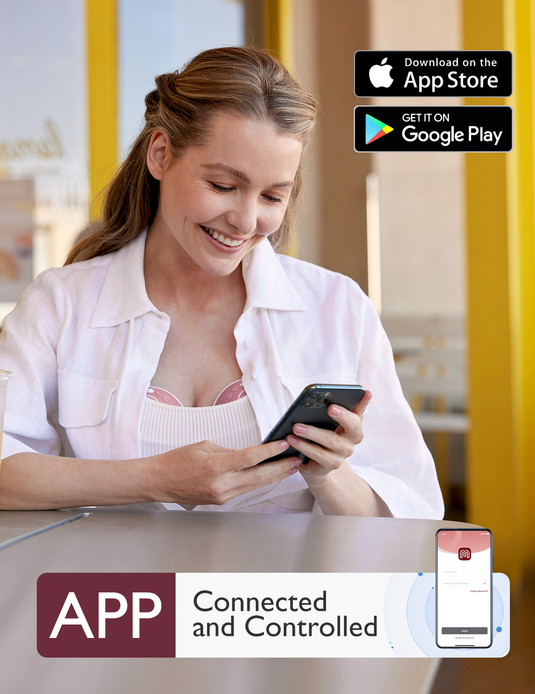 M9 Mobile Flow Dobbel Elektrisk Brystpumpe