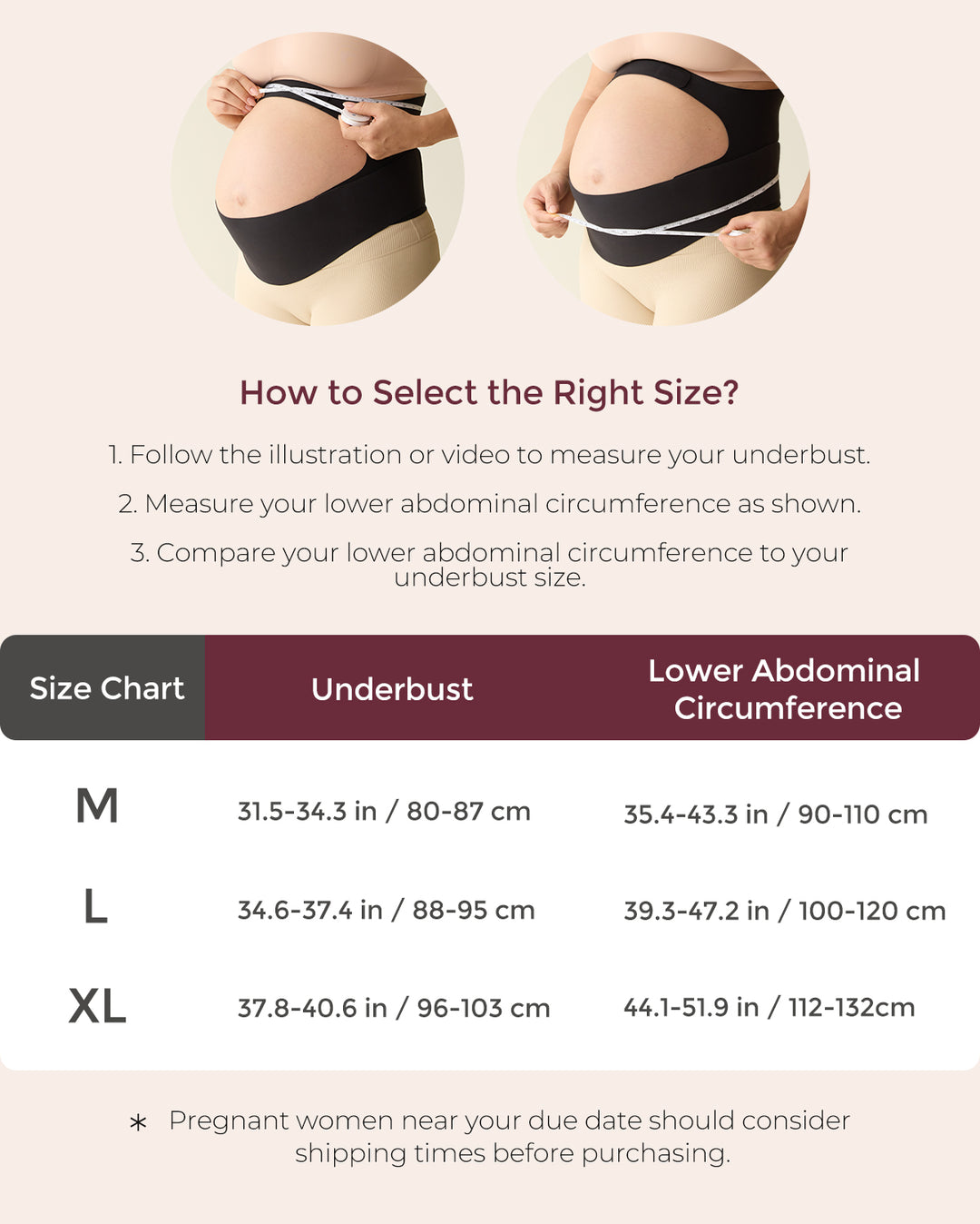 BumpEase Ergonest Magebånd for Gravide