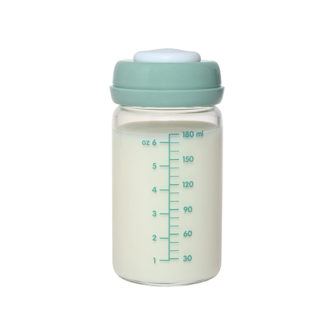 Oppsamlingsflasker for Brystmelk i Glass 180 ml - 4 stk.