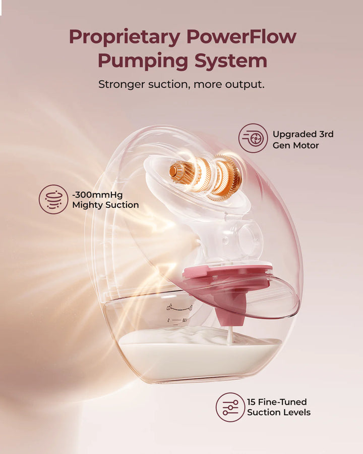 M9 Mobile Flow Dobbel Elektrisk Brystpumpe