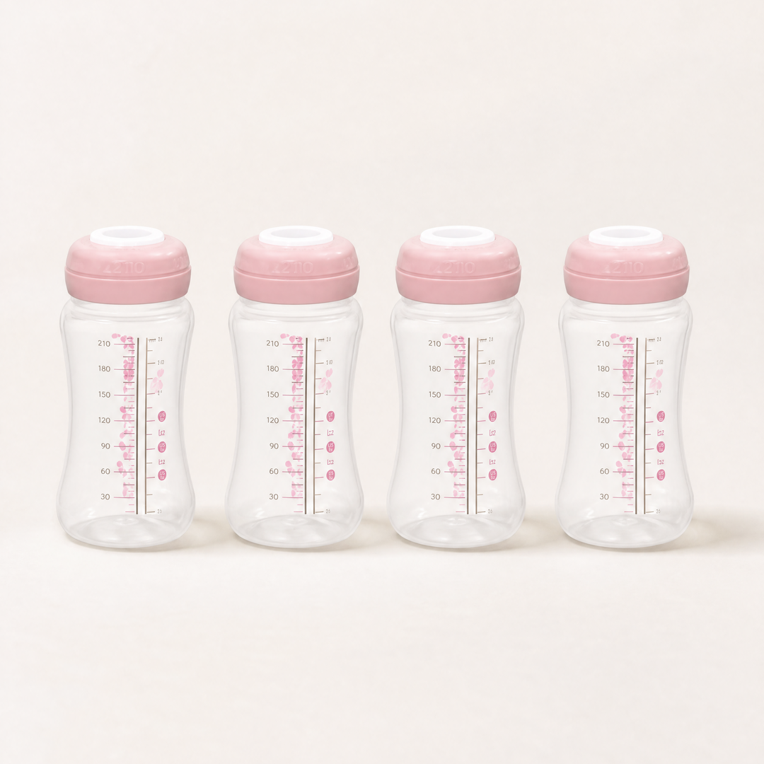 4 oppsamlingsflasker