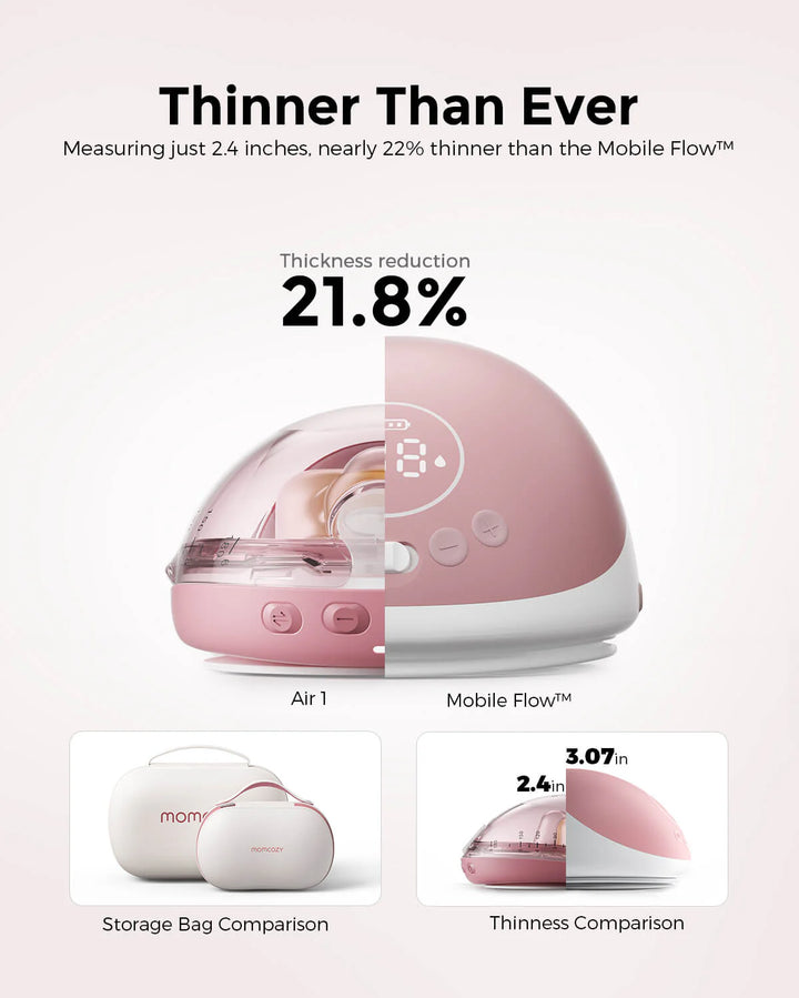 Air 1 Ultra-Slim Dobbel Elektrisk Brystpumpe - BUBI