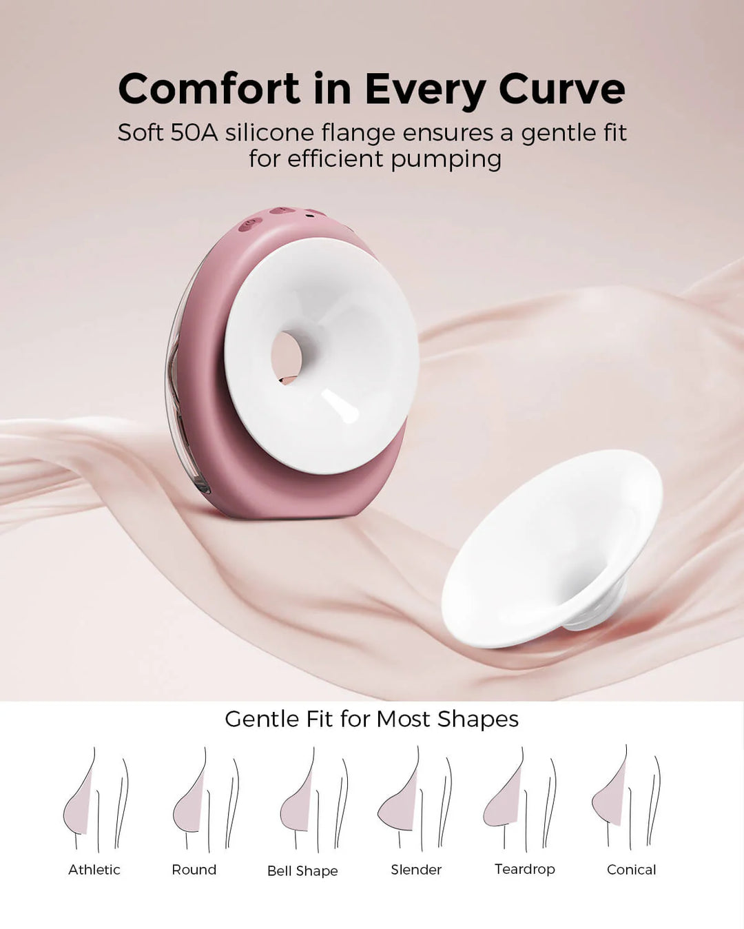 Air 1 Ultra-Slim Dobbel Elektrisk Brystpumpe - BUBI