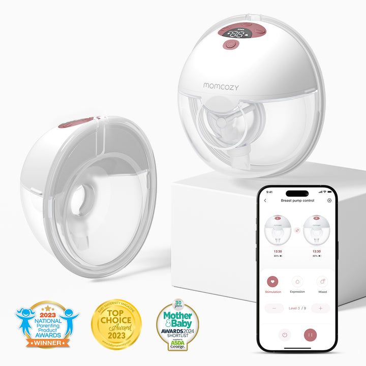 Momcozy M5 Smart håndfri, appstyrt brystpumpe