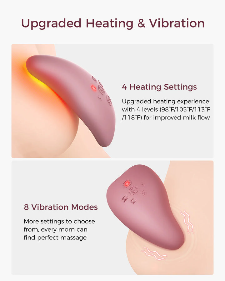 Pro Varmende Massasjeapparat for Bryst - 1 stk. - BUBI