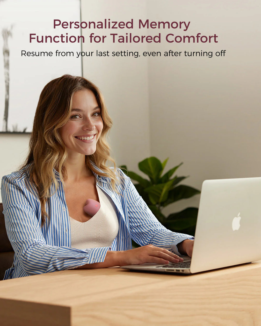 Pro Varmende Massasjeapparat for Bryst - 1 stk. - BUBI