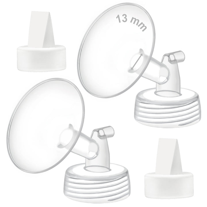 Brysttrakt til Spectra - med ventil - 2 stk