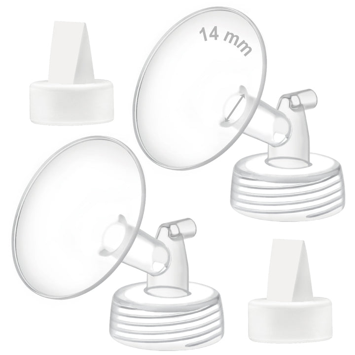 Brysttrakt til Spectra - med ventil - 2 stk