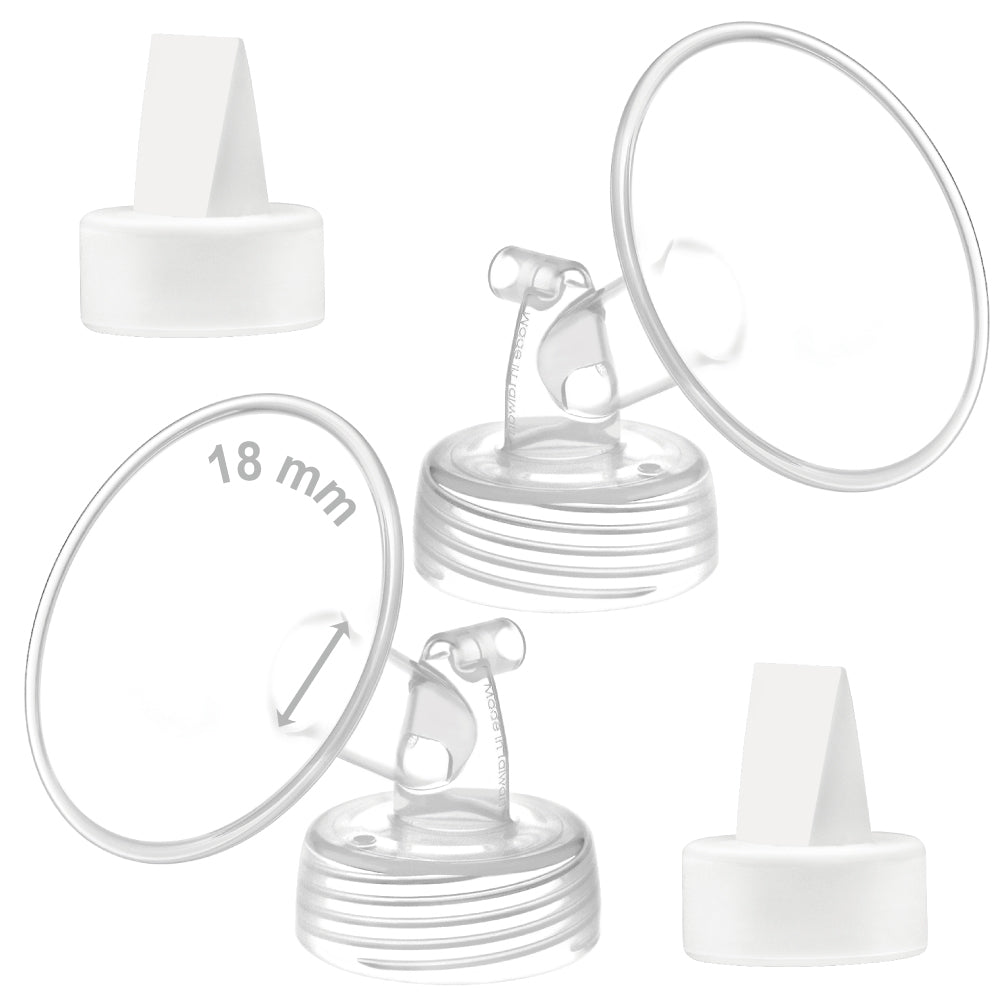 Brysttrakt til Spectra - med ventil - 2 stk