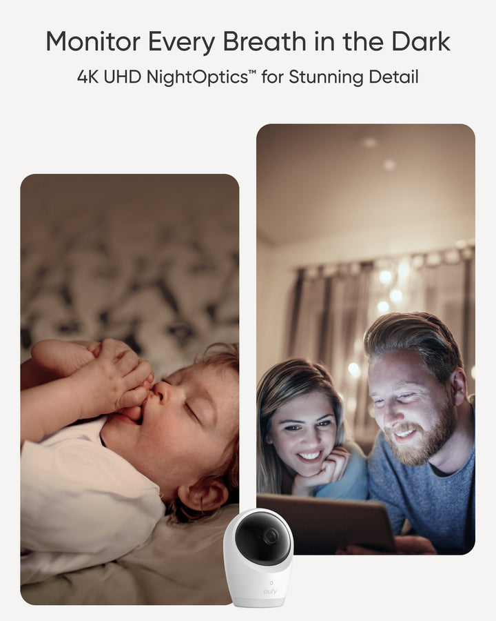 Eufy E21 Babycall med Video - 4K og nattsyn
