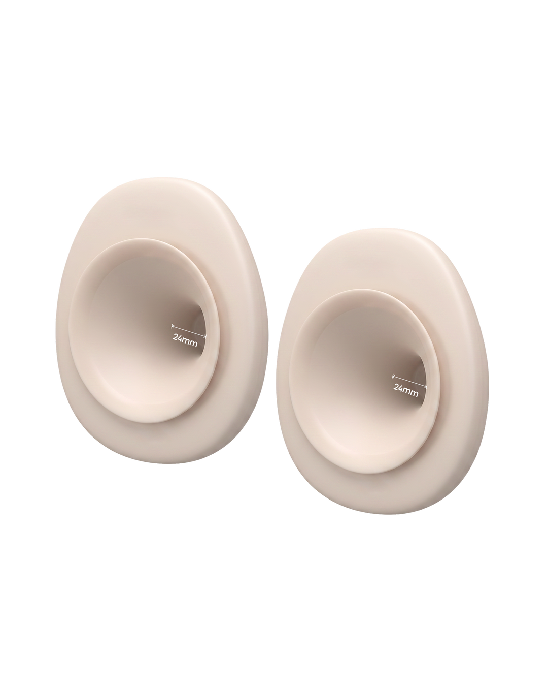 Dobbeltforseglet brysttrakt 24 mm til Eufy S1 Pro og E20 - 2 stk.