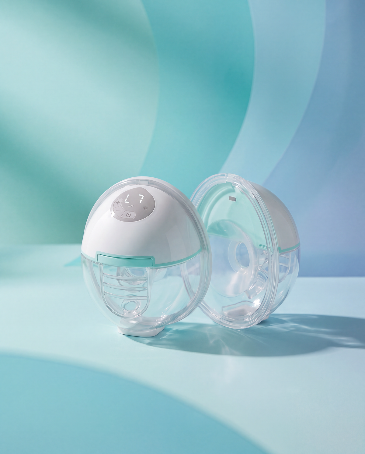 YOUHA Evera Dobbel Elektrisk Wearable Brystpumpe - budsjettvennlig og kun 4 deler å rengjøre