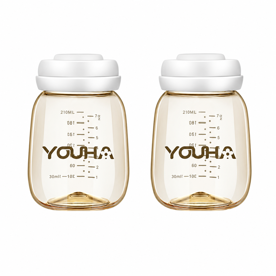 Oppsamlingsflasker for brystmelk til YOUHA 210 ml - 2 stk.