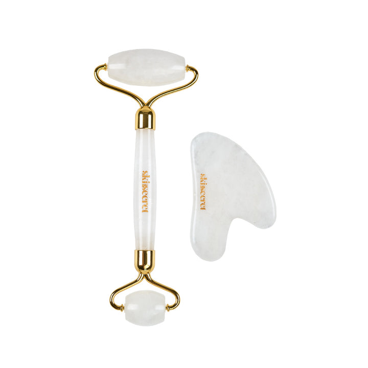 Roller + Heart Kit Clear Quartz