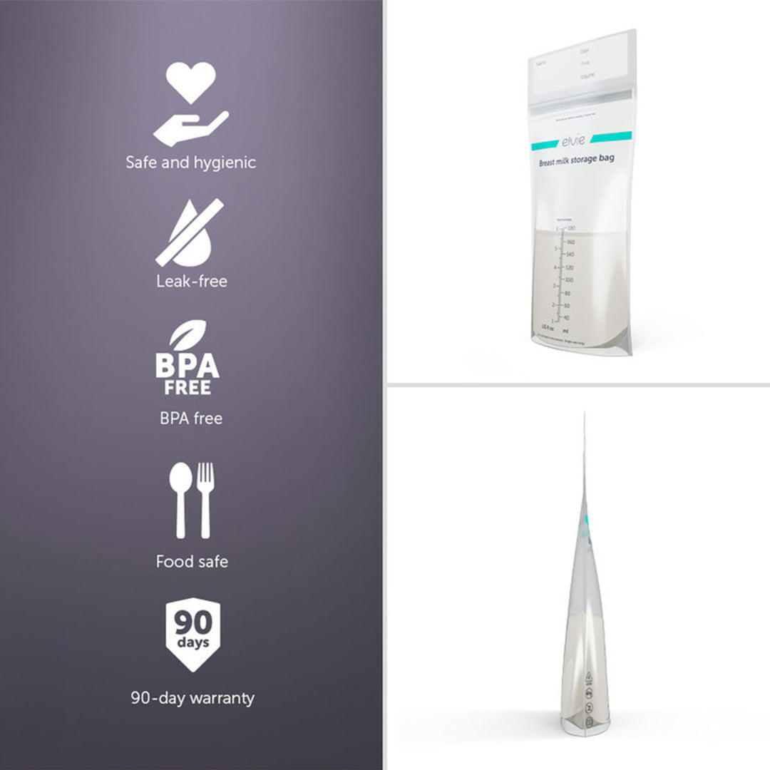 Oppbevaringsposer for Brystmelk - 100 stk - 180 ml