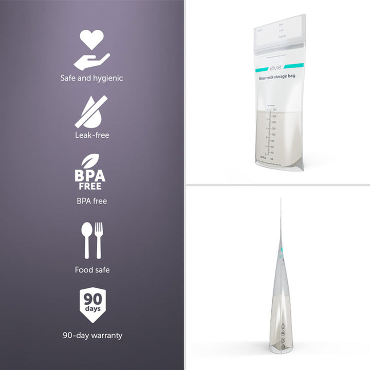 Oppbevaringsposer for Brystmelk - 100 stk - 180 ml