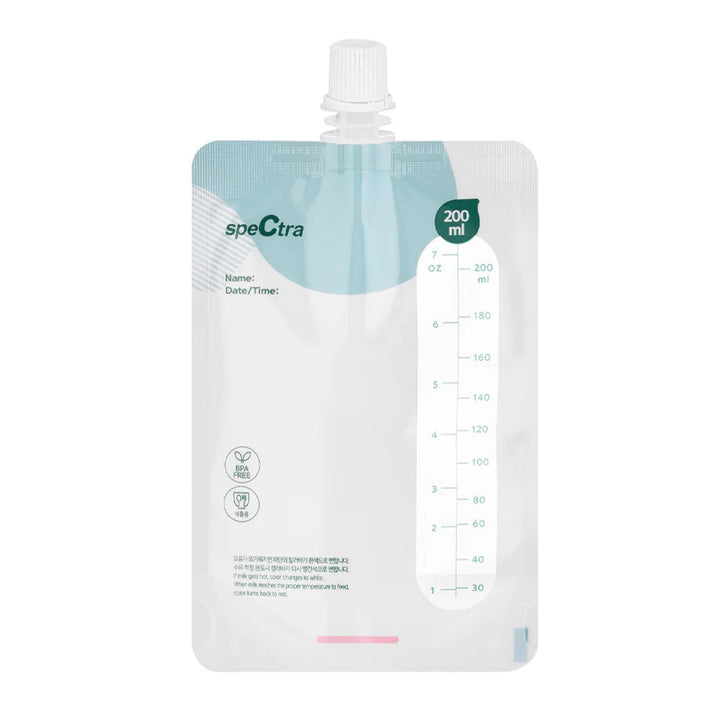 Simple Store Oppbevaringsposer for Brystmelk - 10 stk. - 200 ml - Inkludert connector - BUBI